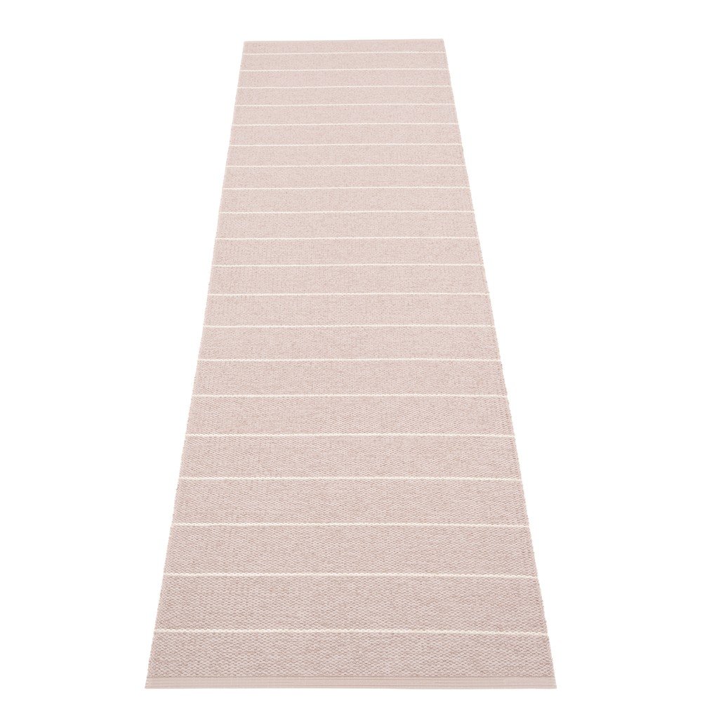 Világos rózsaszín kültéri-beltéri futószőnyeg 70x270 cm Carl Pale Rose – Pappelina