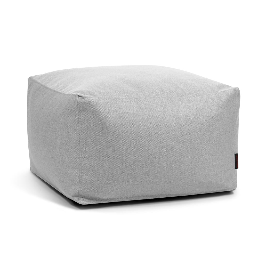 Világosszürke babzsákfotel Softbox MooG – SLOWDOWN