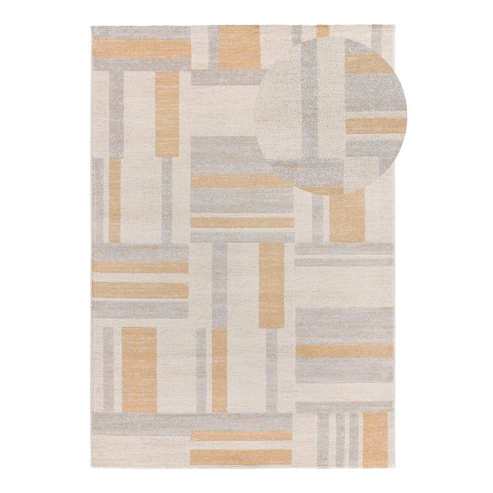 Világosszürke-krémszínű szőnyeg 80x150 cm Craft – Universal