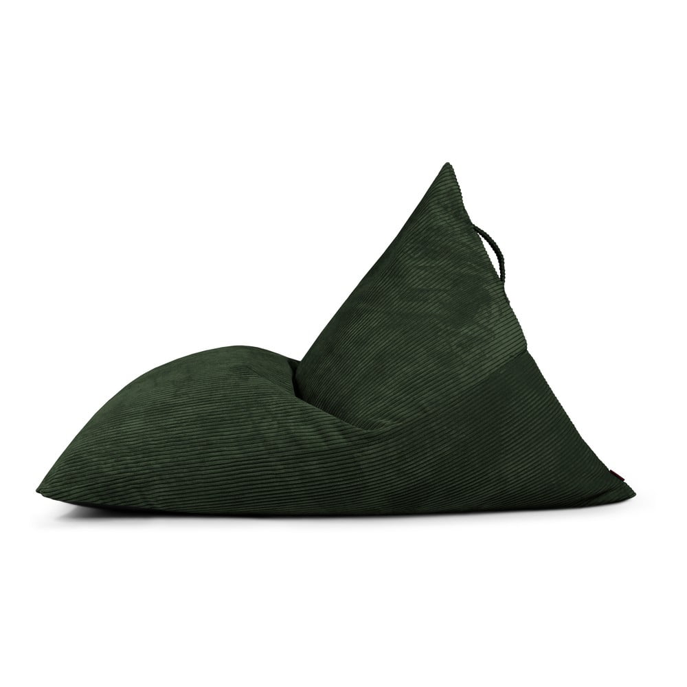 Zöld kordbársony babzsákfotel Razzmatazz – SLOWDOWN