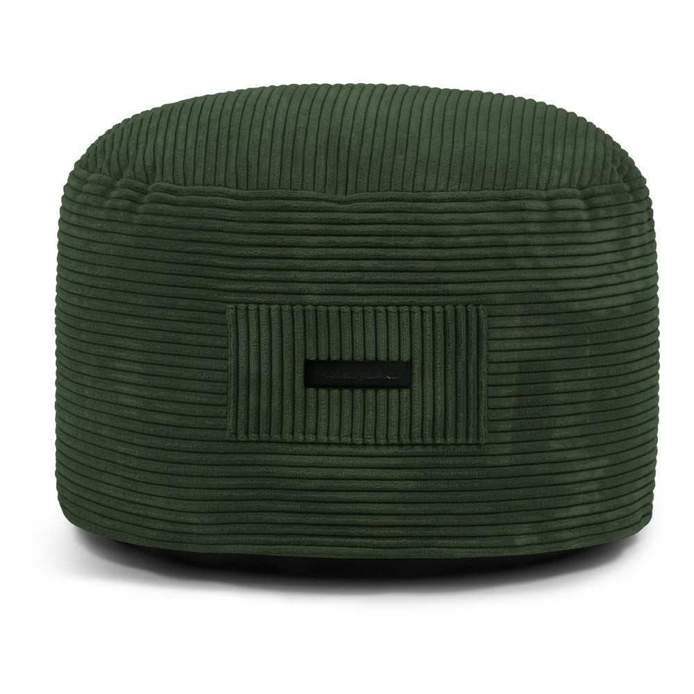 Zöld kordbársony puff Om 60 – SLOWDOWN