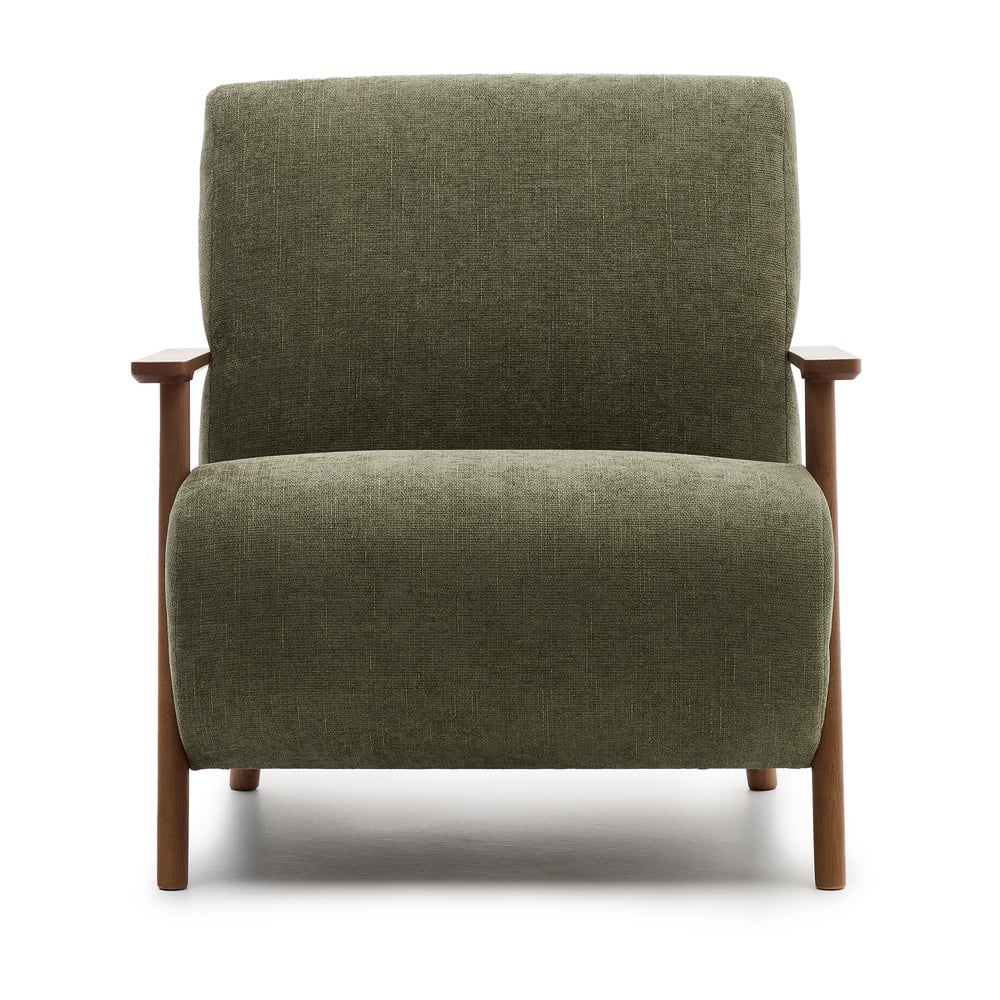 Zöld zsenília fotel Meghan – Kave Home