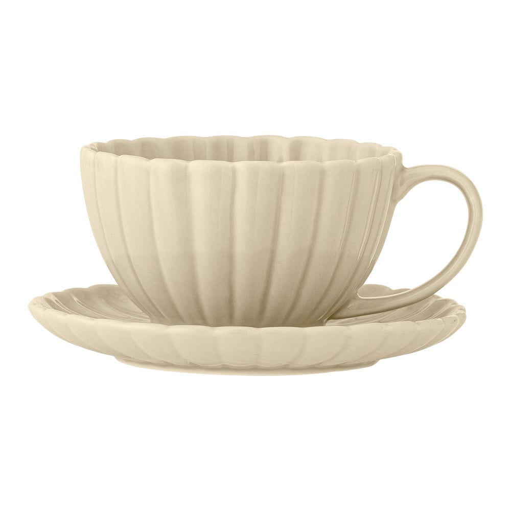 Bézs agyagkerámia csésze cappucinóhoz 220 ml Latina – Bloomingville