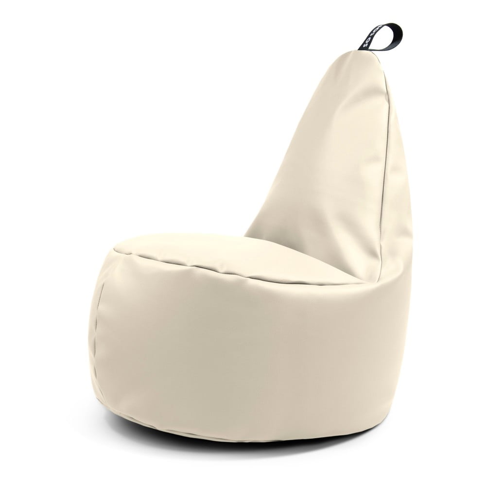 Bézs bőrutánzat babzsákfotel Lull L – So Soft?