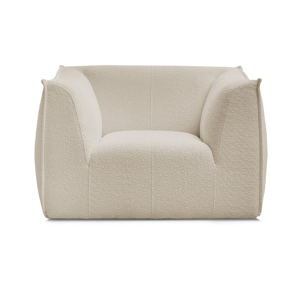 Bézs buklé fotel Giorgia – Bobochic Paris