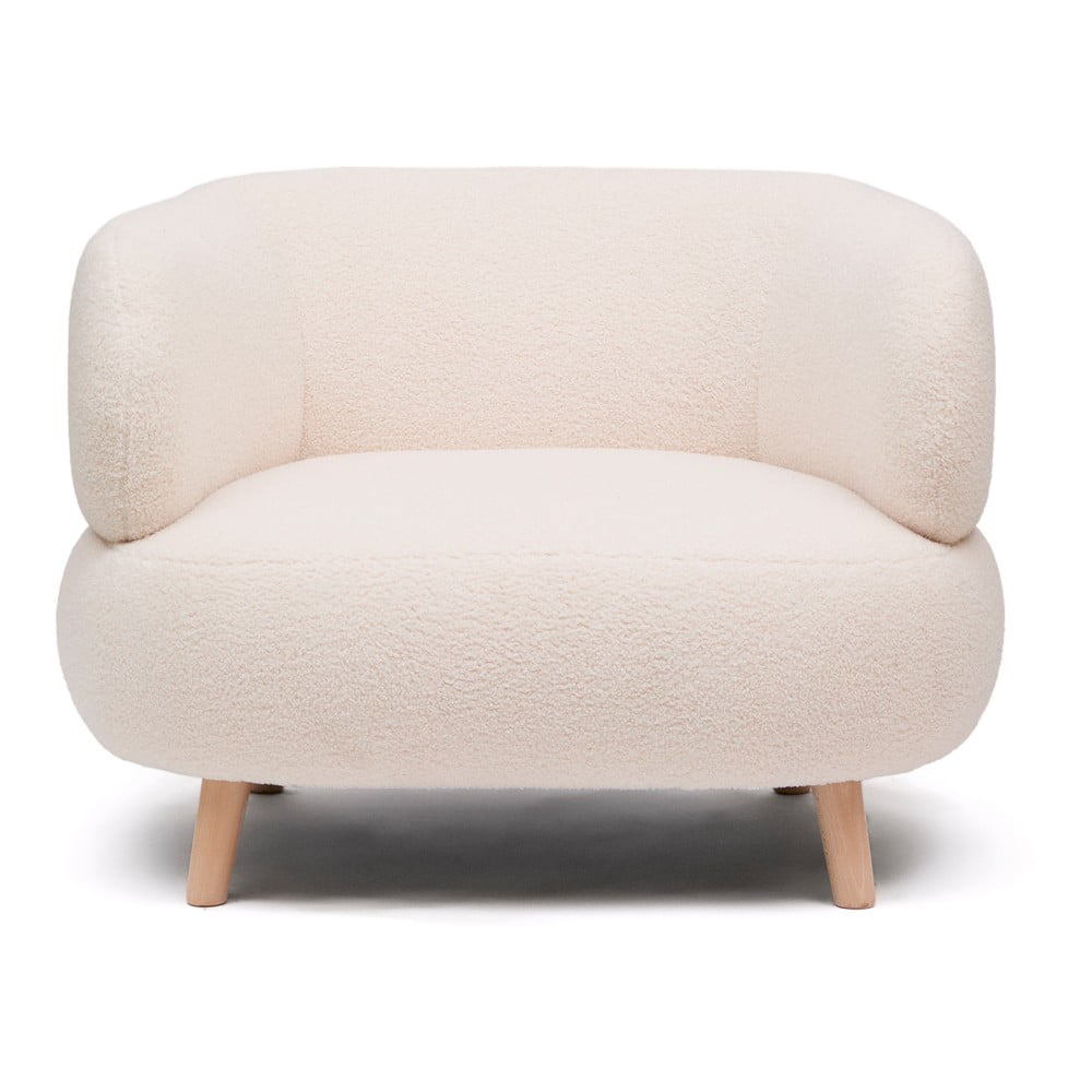 Bézs buklé fotel Luisa – Kave Home