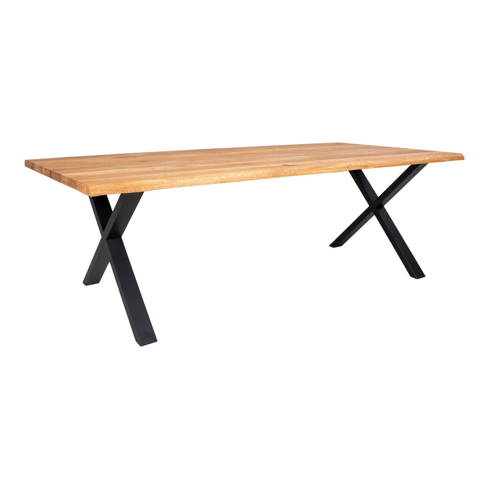 Étkezőasztal tölgyfa asztallappal 95x240 cm Toulon – House Nordic