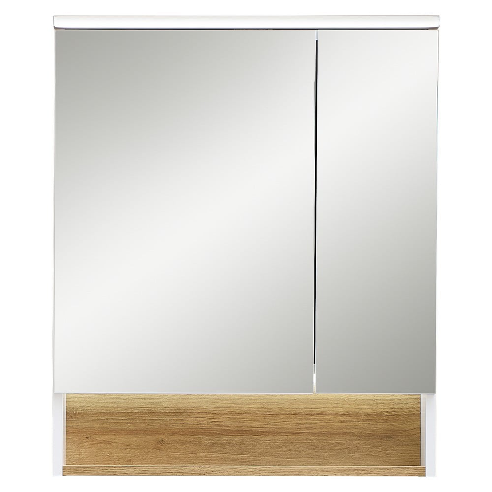 Fehér fürdőszoba szekrény 72x60 cm Quickset 383 – Pelipal