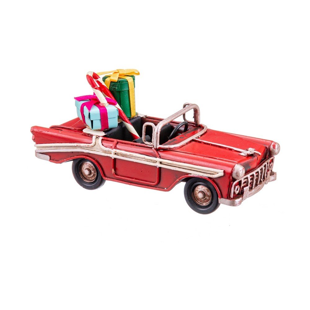 Fém karácsonyi figura (magasság 5 cm) Car – Casa Selección