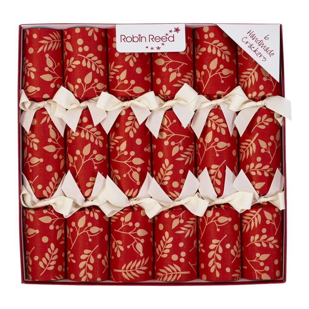 Karácsonyi cracker szett 6 db-os Floral – Robin Reed