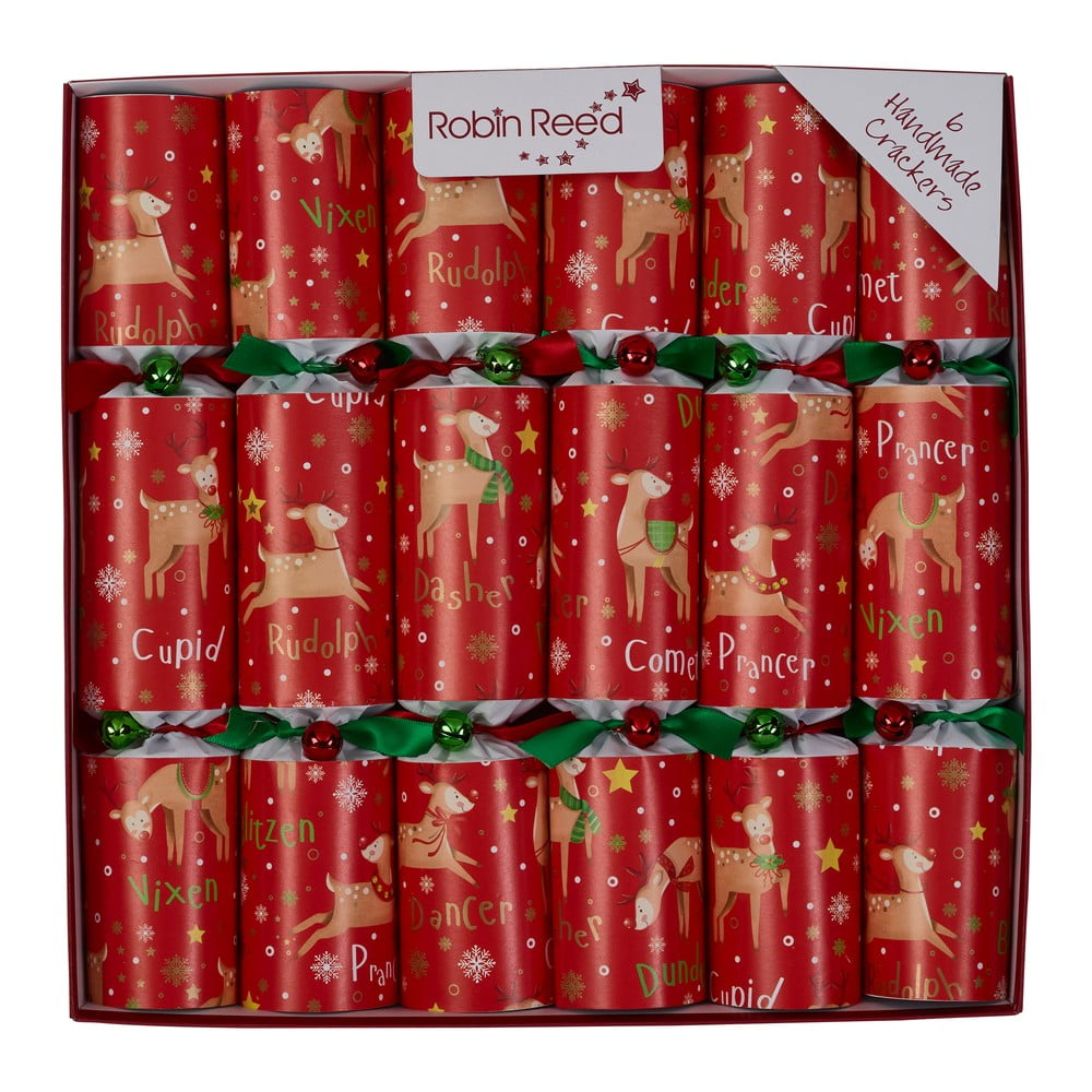 Karácsonyi cracker szett 6 db-os Rudolph & Friends – Robin Reed