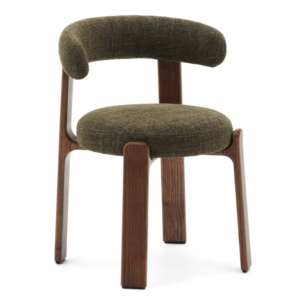 Khaki-barna kőrisfa étkezőszék Granite – Kave Home