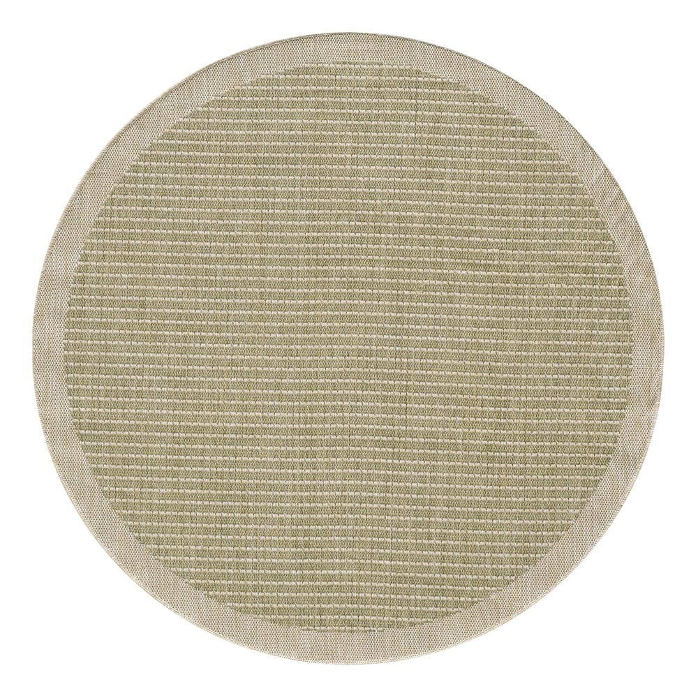 Khaki kerek kültéri-beltéri szőnyeg ø 160 cm Giza 1410 – Ayyildiz Carpets