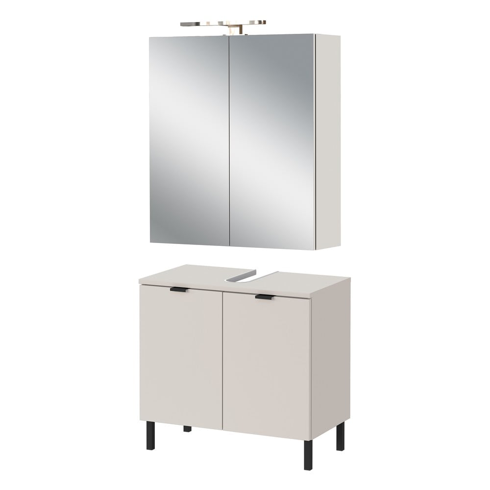 Krémszínű fürdőszoba bútor szett Arcena – Germania