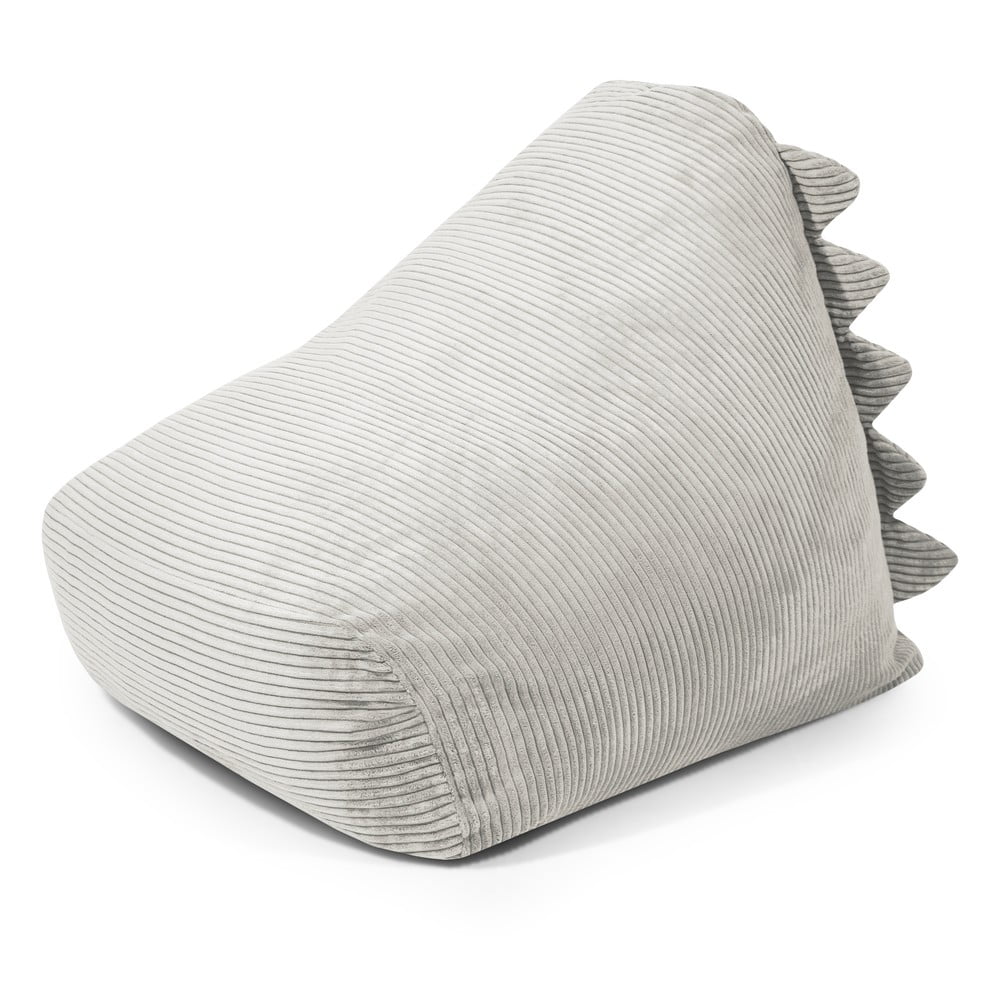 Krémszínű kordbársony gyerek babzsákfotel Snug 80 Dragon – SLOWDOWN