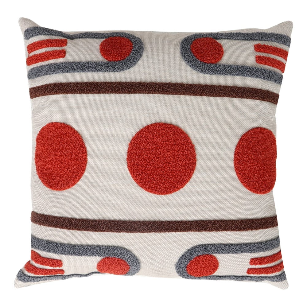 Len párnahuzat 43x43 cm Geometrik – Mioli Decor