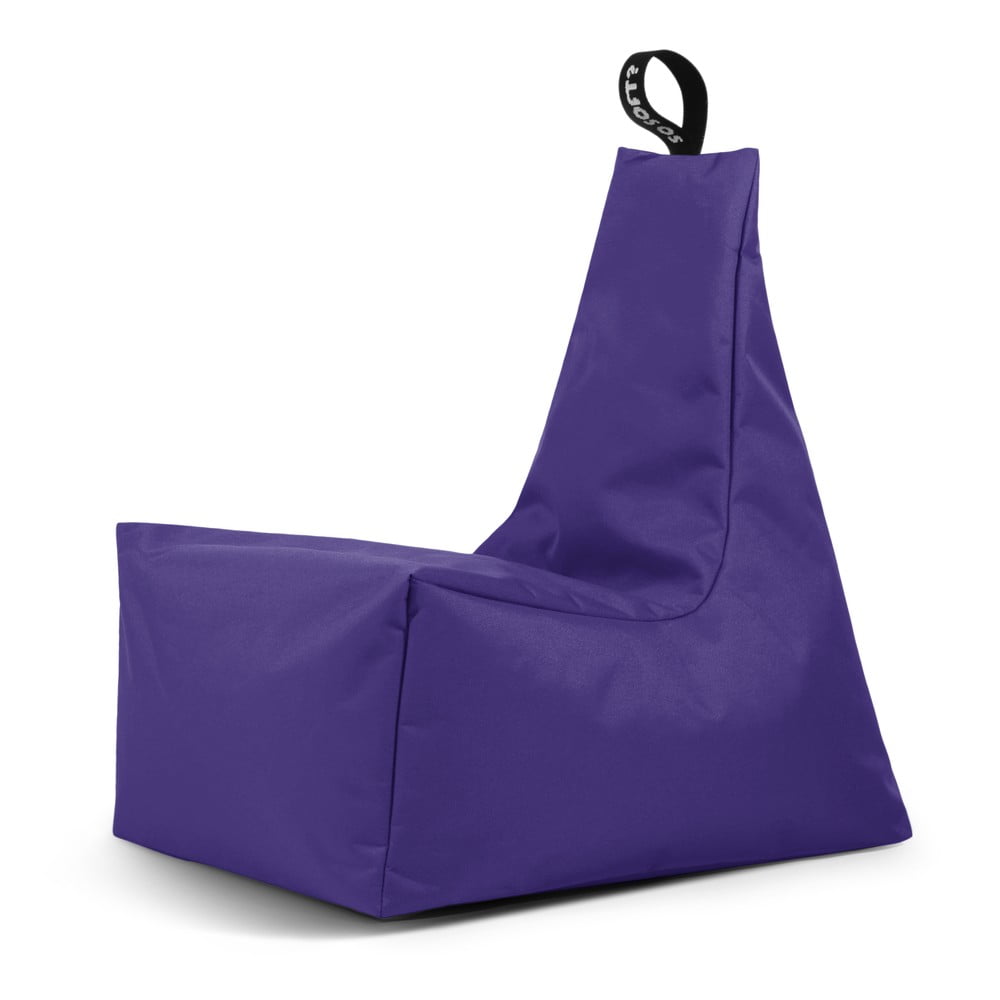 Lila babzsákfotel Icy L – So Soft?