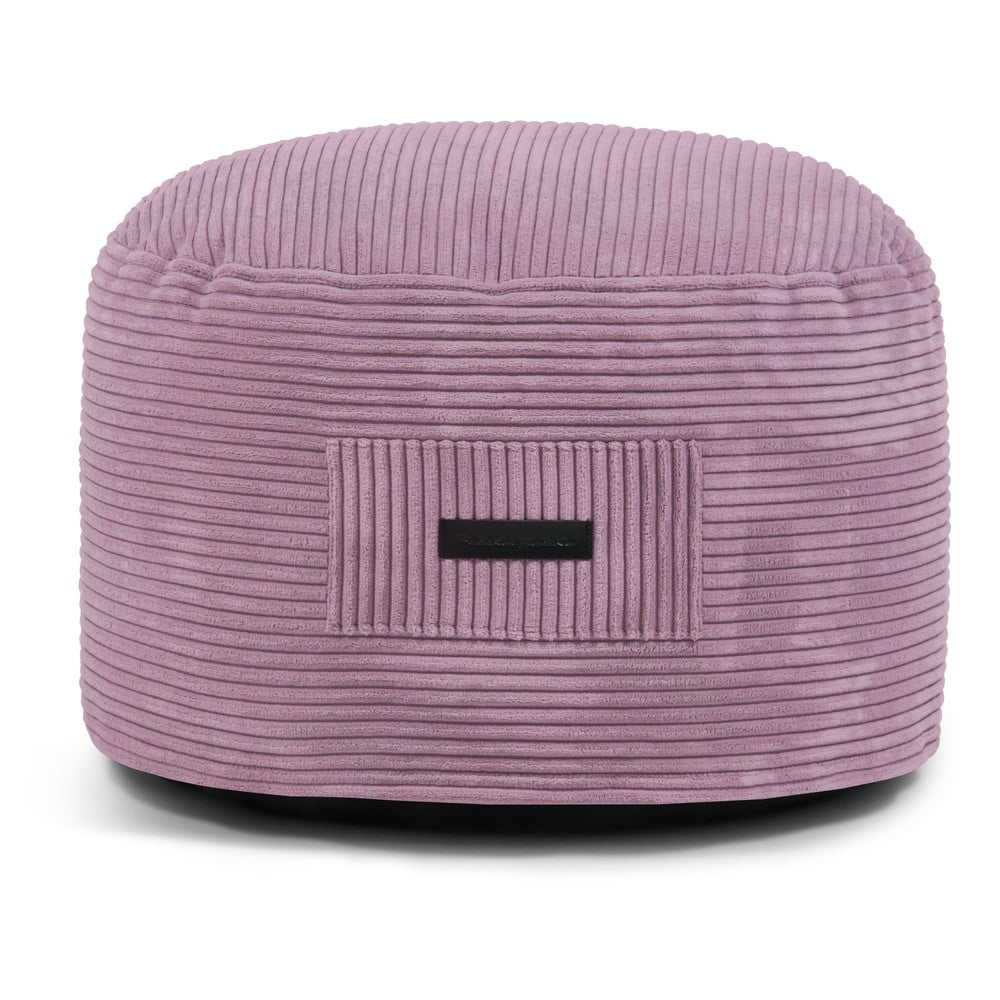 Lila kordbársony puff Om 60 – SLOWDOWN