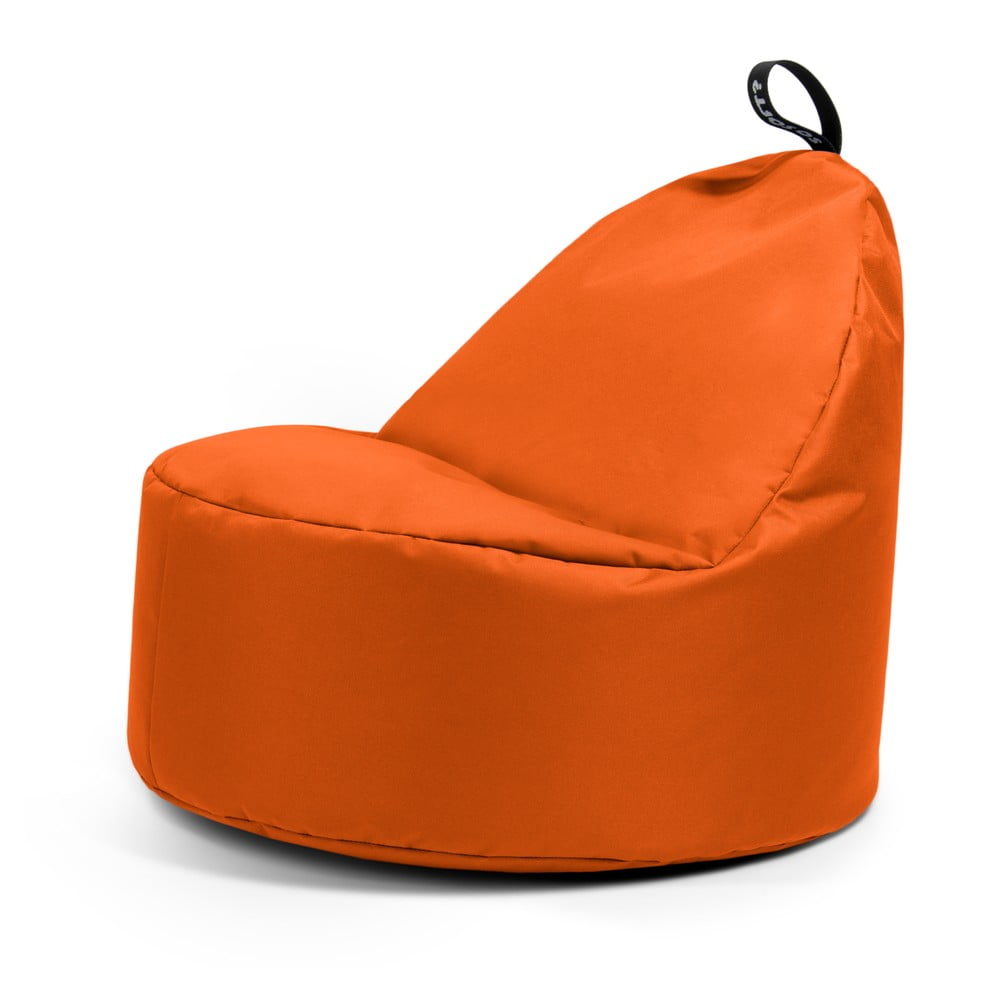 Narancssárga babzsákfotel Round L – So Soft?