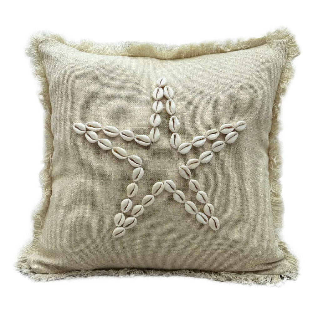 Pamut párnahuzat 43x43 cm Seashells – Mioli Decor