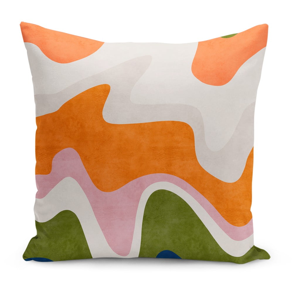 Párnahuzat 43x43 cm Squiggly Orange – Mila Home