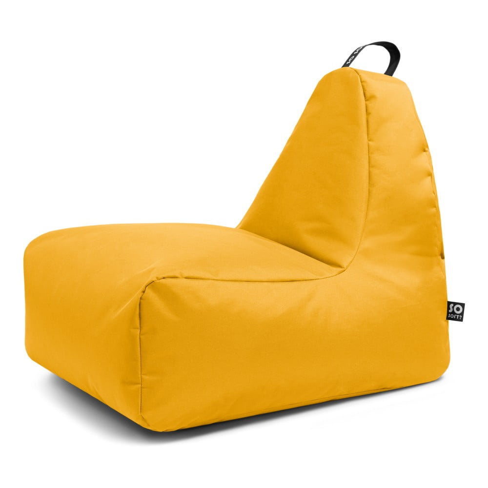 Sárga gyerek babzsákfotel Chill M – So Soft?