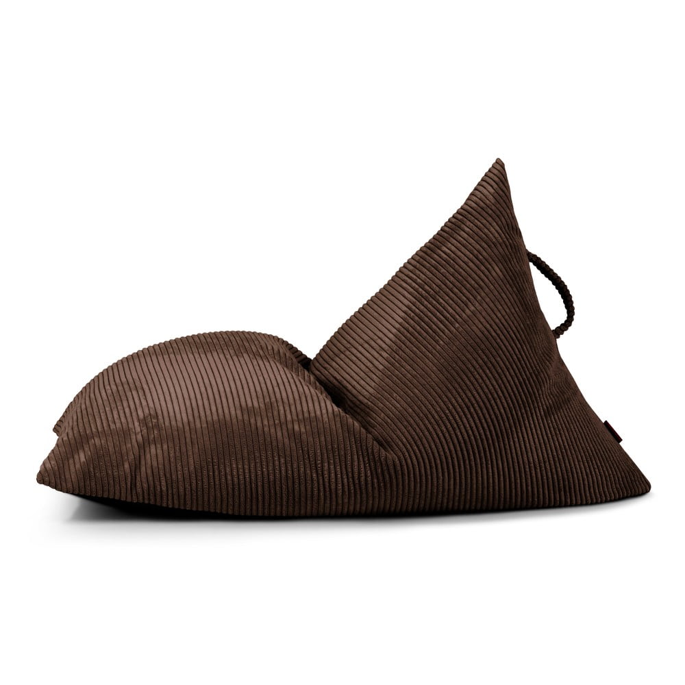 Sötétbarna kordbársony gyerek babzsákfotel Razzy – SLOWDOWN