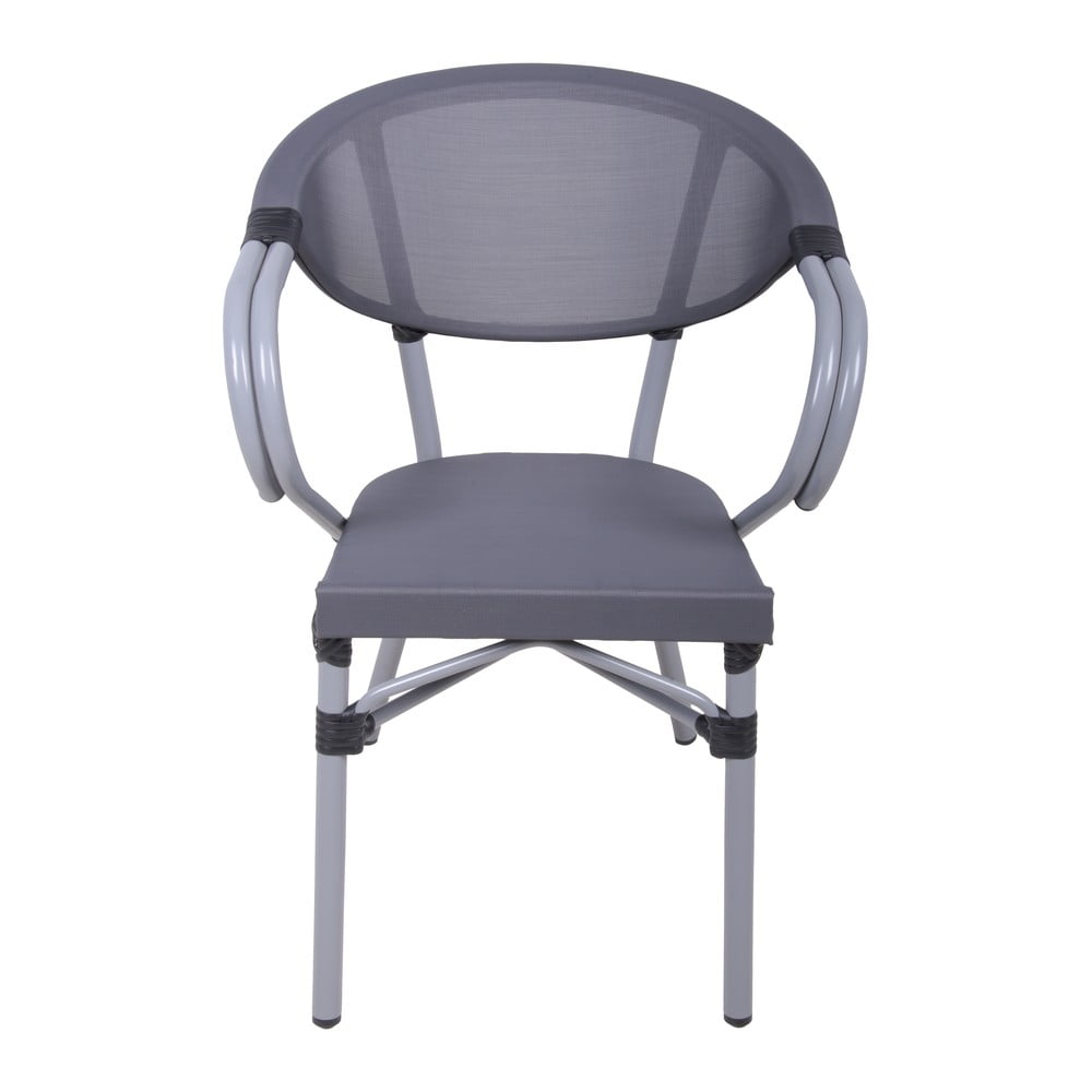 Szürke fém kerti szék Toskana – Garden Pleasure