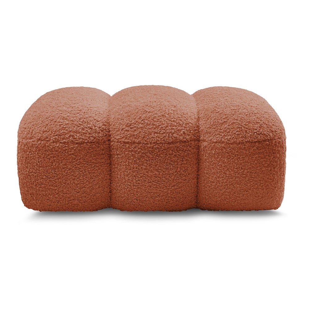 Téglavörös buklé lábtartó Hippolyte – Bobochic Paris