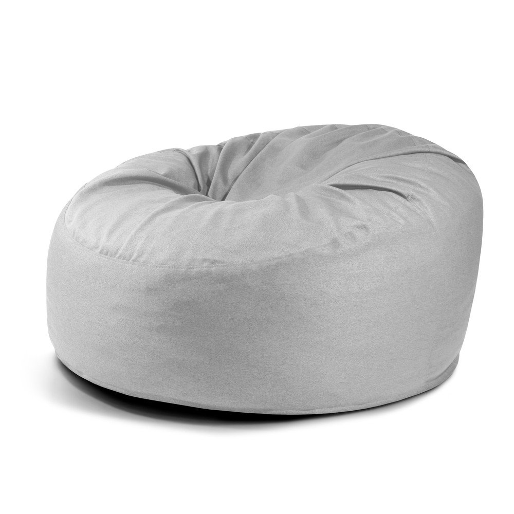 Világosszürke babzsákfotel Om 135 – SLOWDOWN