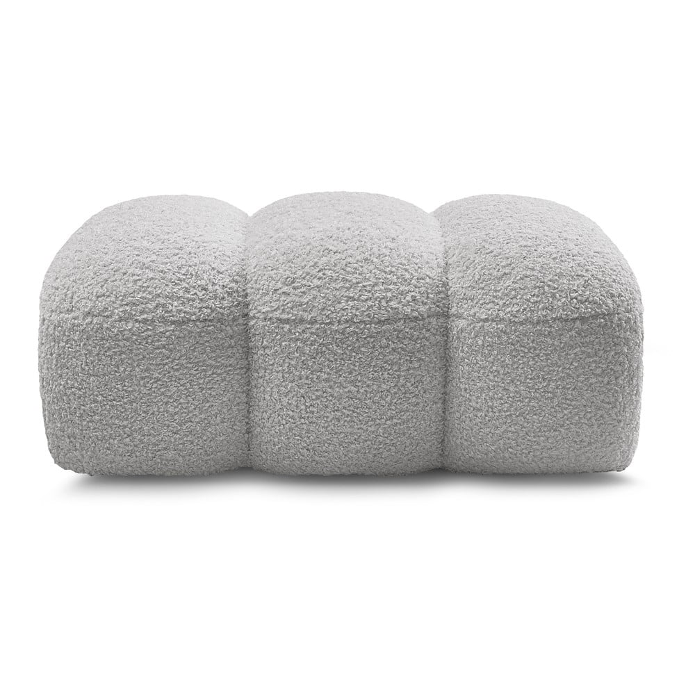 Világosszürke buklé lábtartó Hippolyte – Bobochic Paris