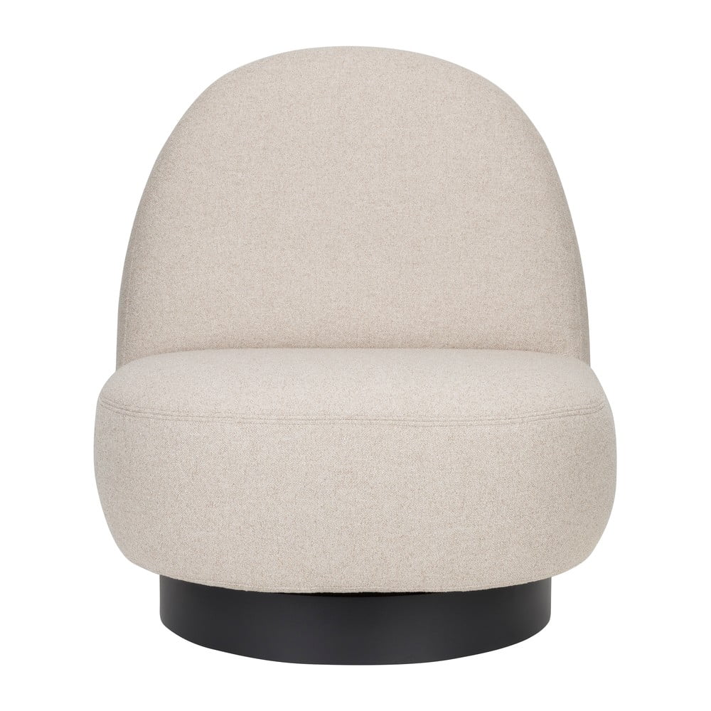 Bézs forgó fotel Eden – Zuiver