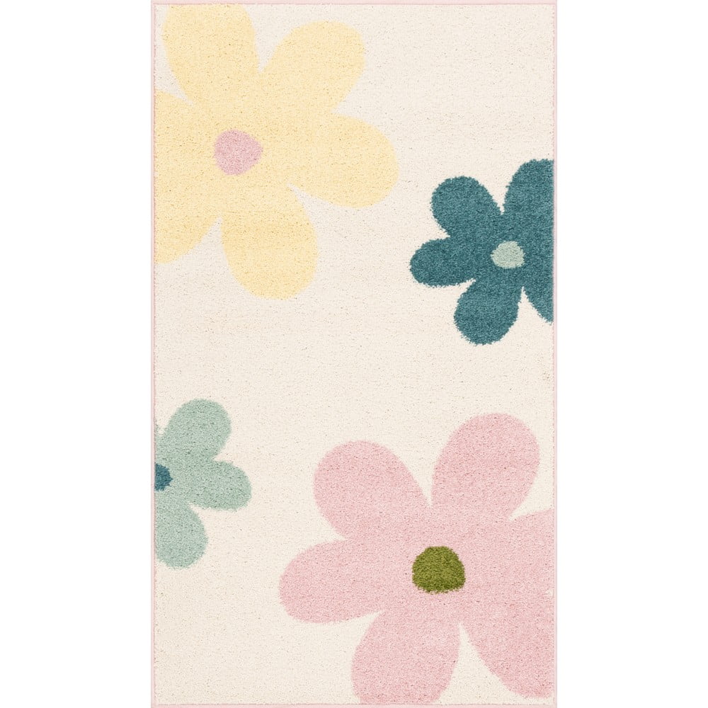 Elefántcsont színű gyerek szőnyeg 80x150 cm Lolly Cream – FD