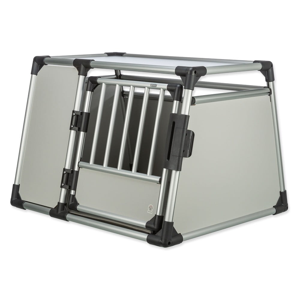 Ezüstszínű állathordozó 65x93 cm Trixie L – Plaček Pet Products