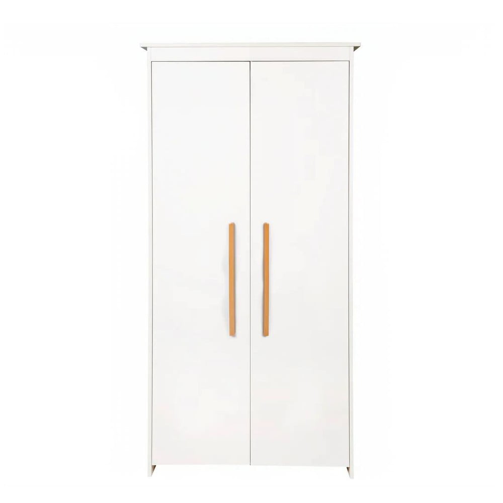 Fehér gyerek ruhásszekrény 96x190x50 cm Lilo – Roba
