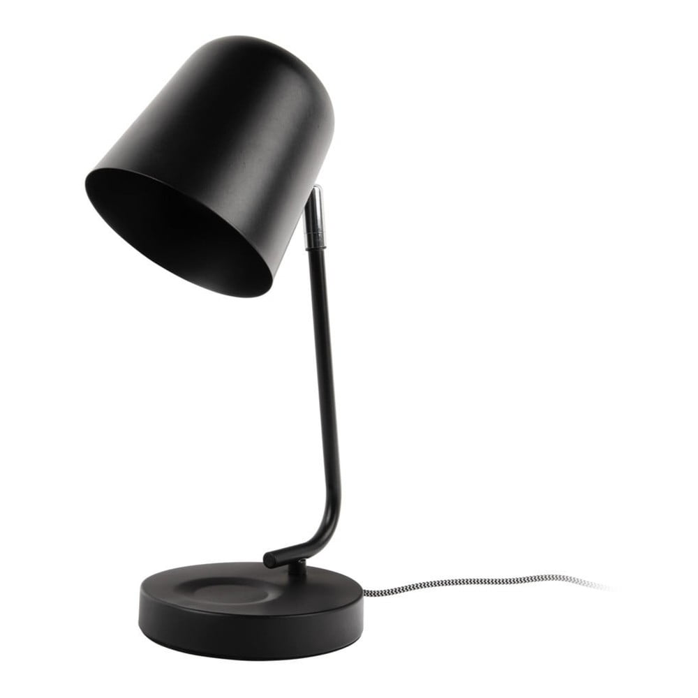 Fekete asztali lámpa (magasság 38