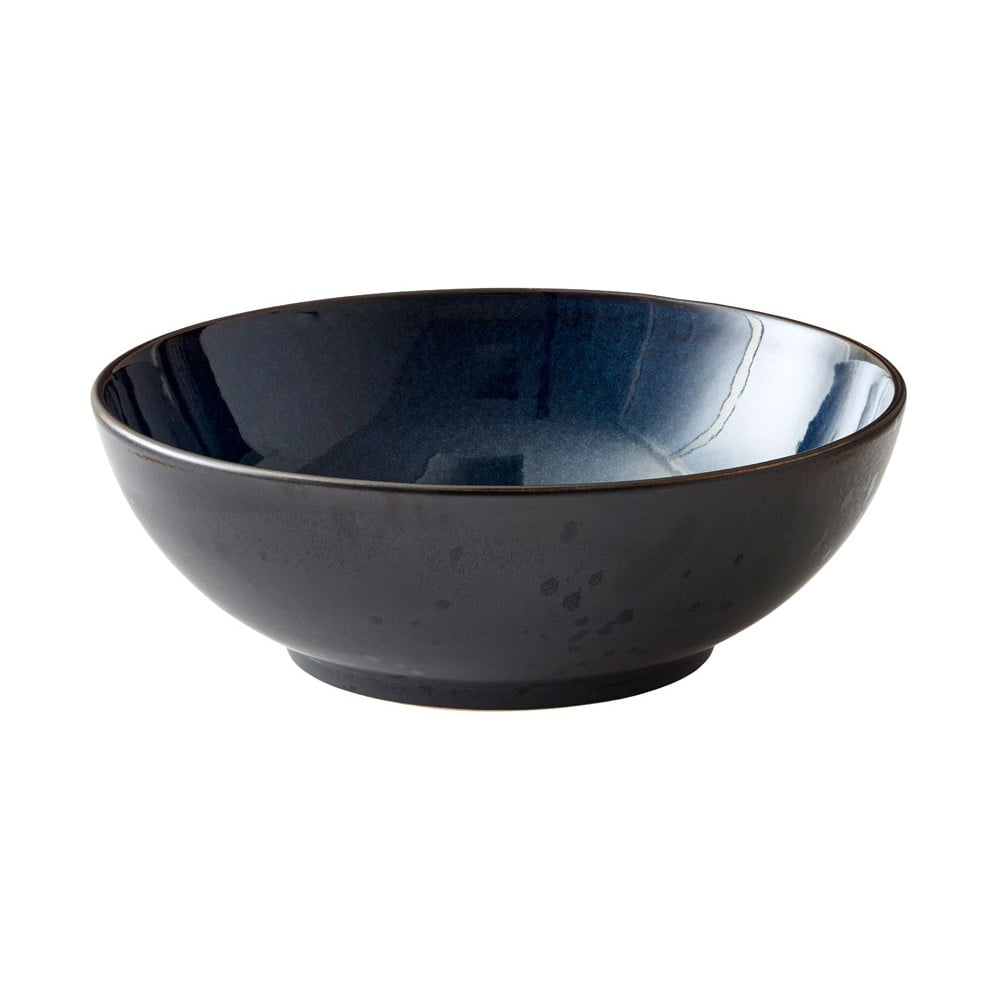 Fekete-kék kőedény tál ø 30 cm Gastro Dark Blue/Black – Bitz