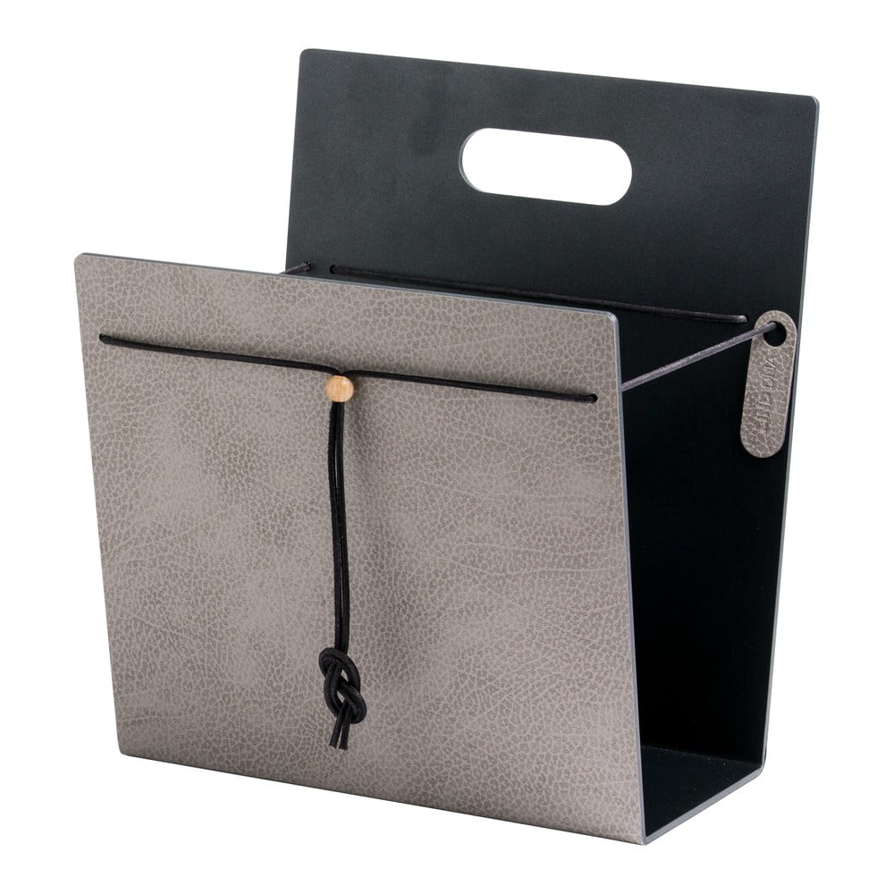 Fém-öko bőr újságtartó állvány Hippo M – LIND DNA