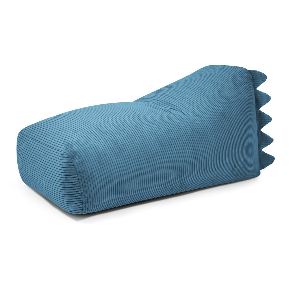 Kék kordbársony gyerek babzsákfotel Snug 130 Dragon – SLOWDOWN