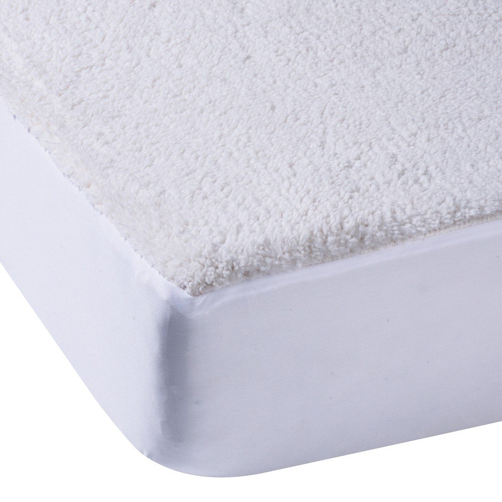 Krémszínű gumis mikroplüss lepedő 185x200 cm Thermal Sherpa – Catherine Lansfield