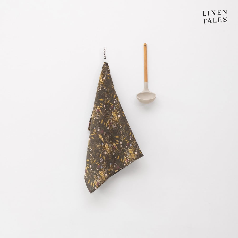 Len konyharuha 45x65 cm Woodland – Linen Tales