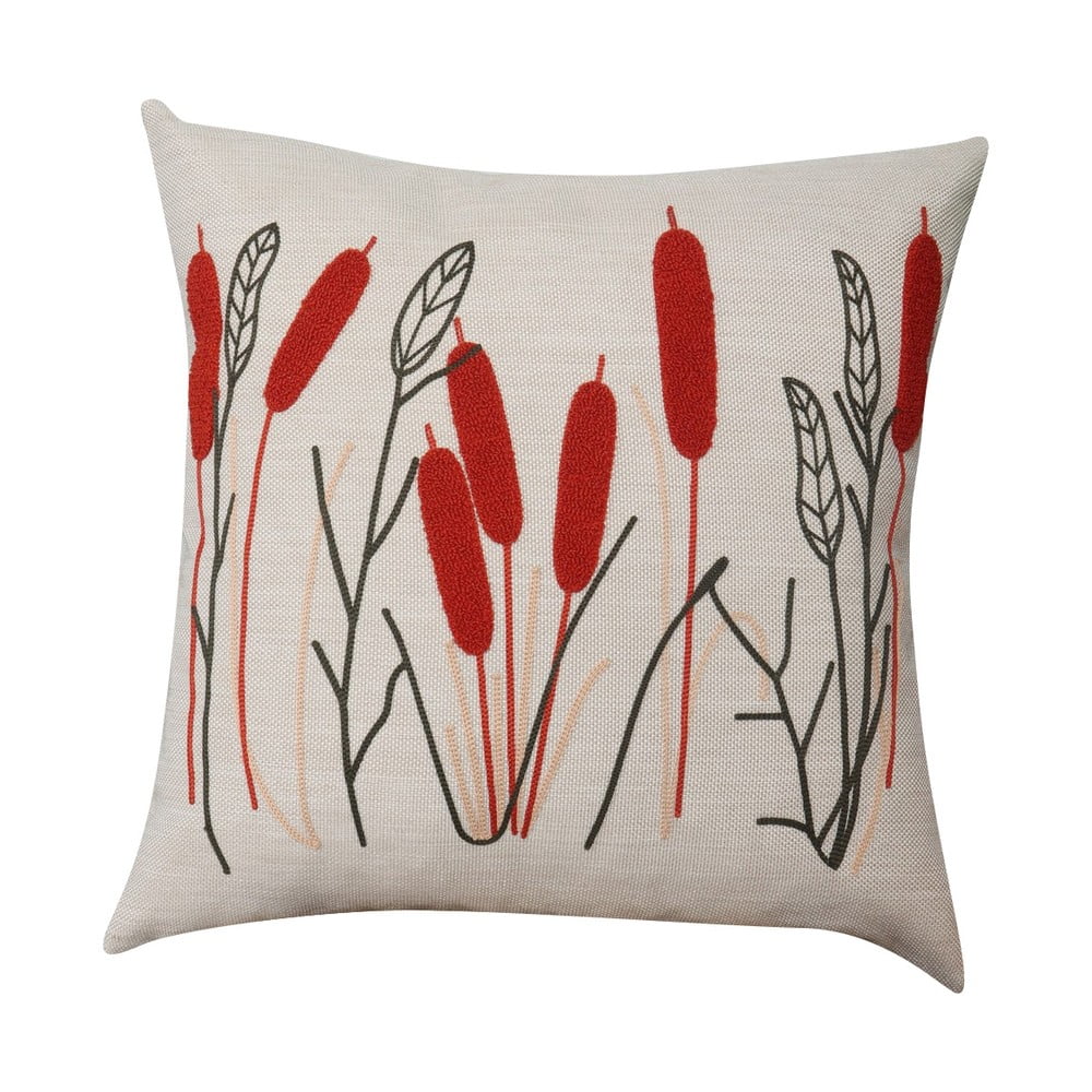 Len párnahuzat 43x43 cm Straw – Mioli Decor