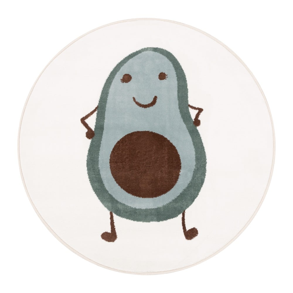 Mentazöld-elefántcsont színű gyerek szőnyeg ø133 cm Avocado Mint – FD
