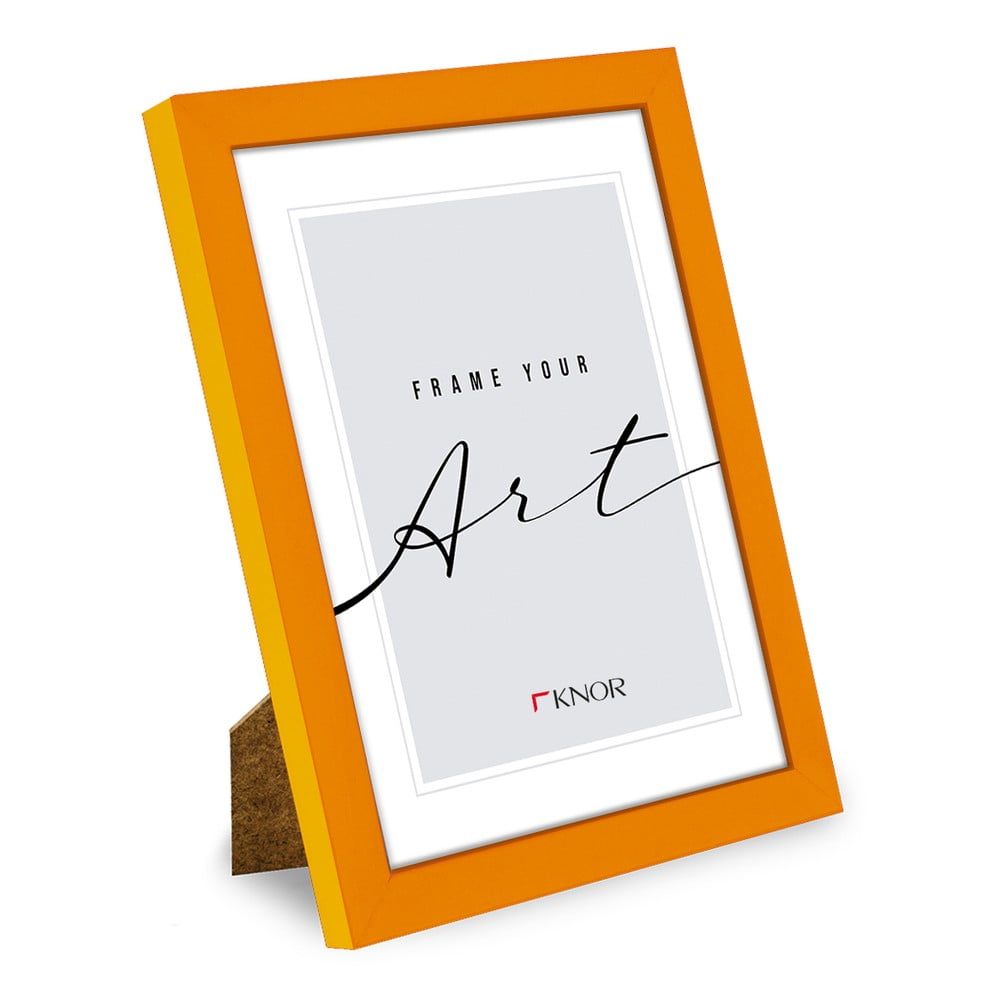 Narancssárga álló-fali képkeret 20x26 cm – knor