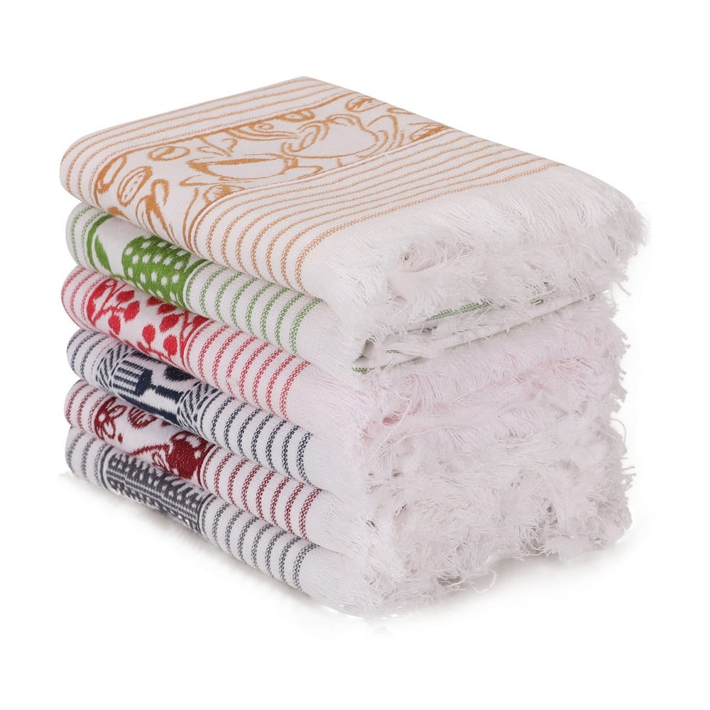 Pamut konyharuha szett 6 db-os 40x60 cm Pecete – Foutastic