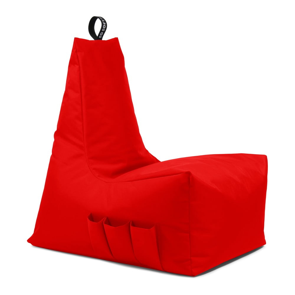 Piros babzsákfotel Icy Gamer L – So Soft?