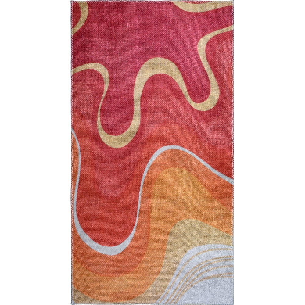 Piros-narancssárga mosható szőnyeg 80x150 cm Colors of Joy – Vitaus
