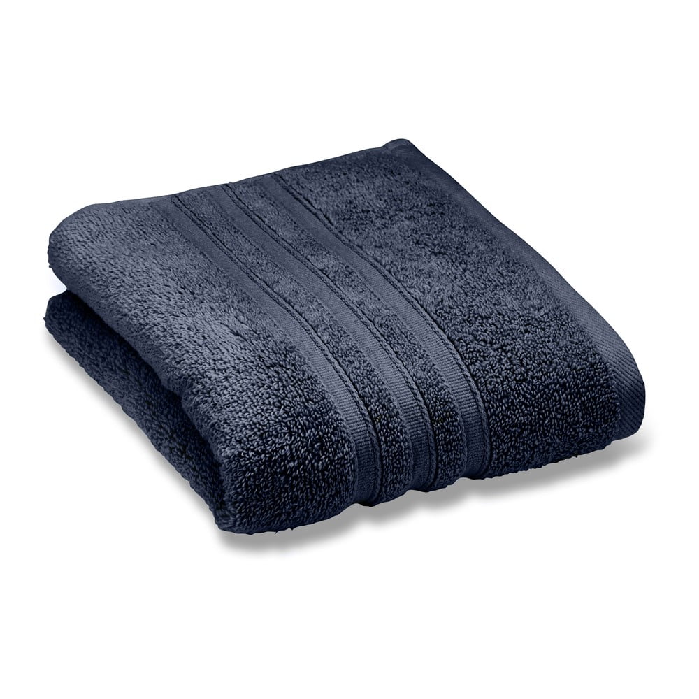 Sötétkék frottír pamut törölköző 50x85 cm Zero Twist – Catherine Lansfield