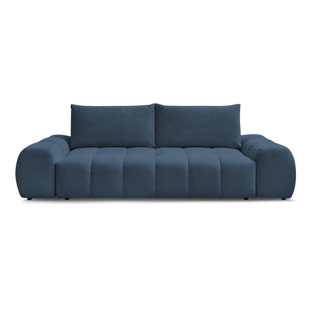 Sötétkék zsenília kanapé 278 cm Everest – Bobochic Paris