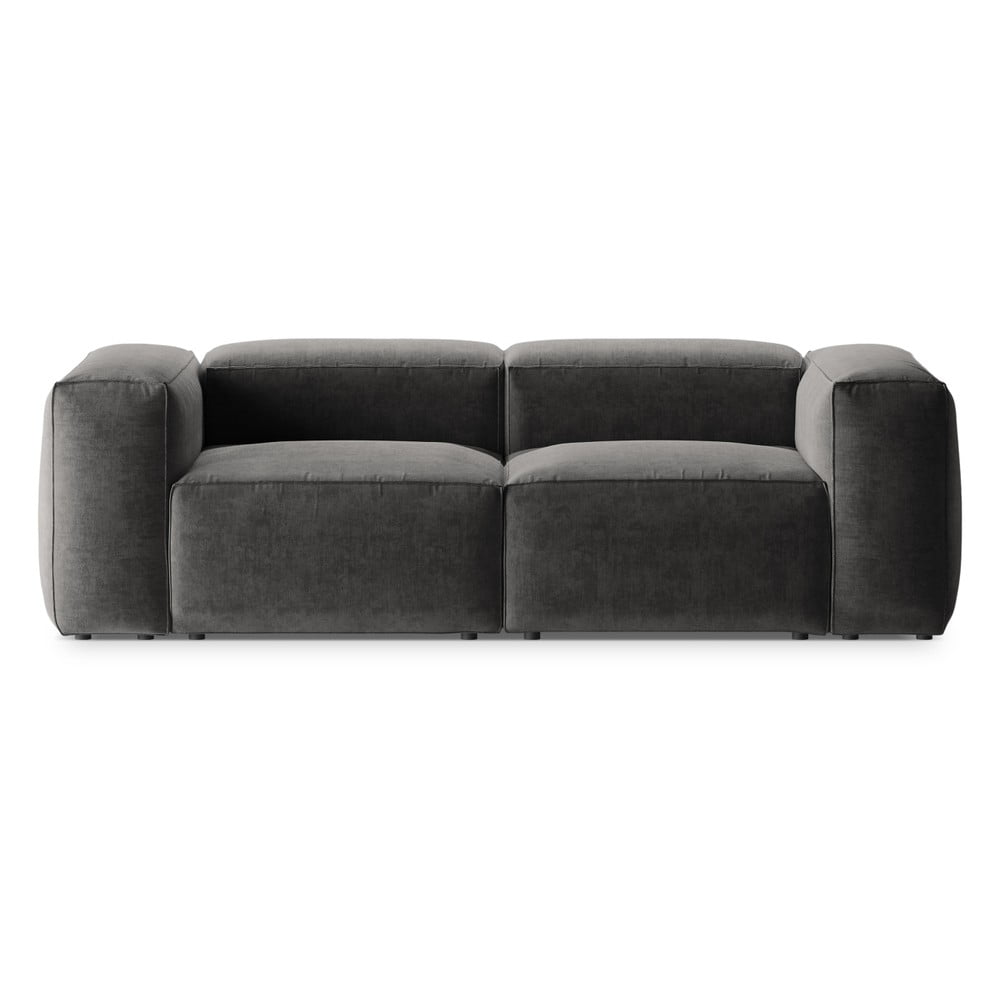 Sötétszürke kanapé 224 cm Bergano – Cosmopolitan Design